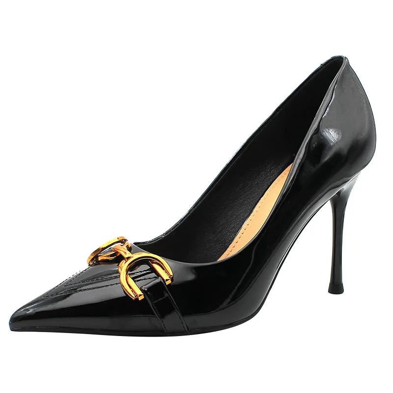 Patent Leather Horse bit design