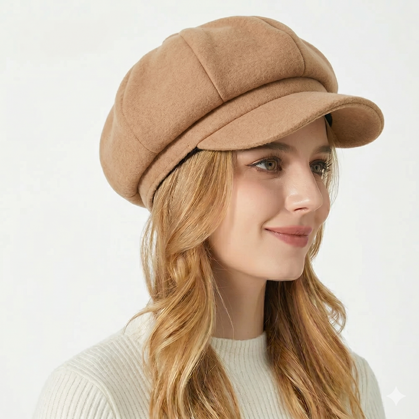 Classic Felt Newsboy Cap