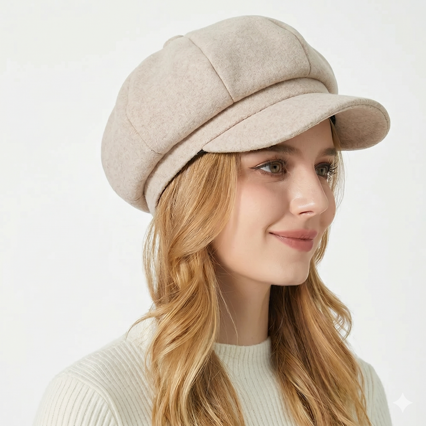 Classic Felt Newsboy Cap