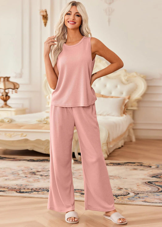 Soft Ribbed Lounge & Sleep Set