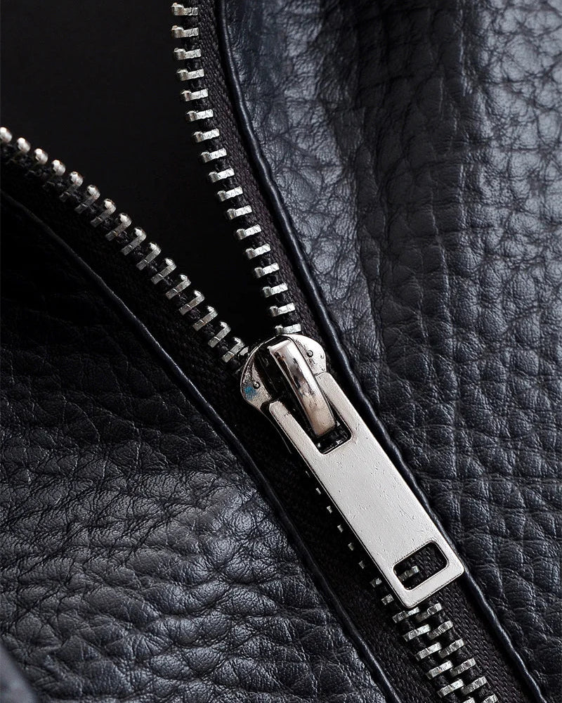 Urban Chic Cropped Faux Leather Bomber