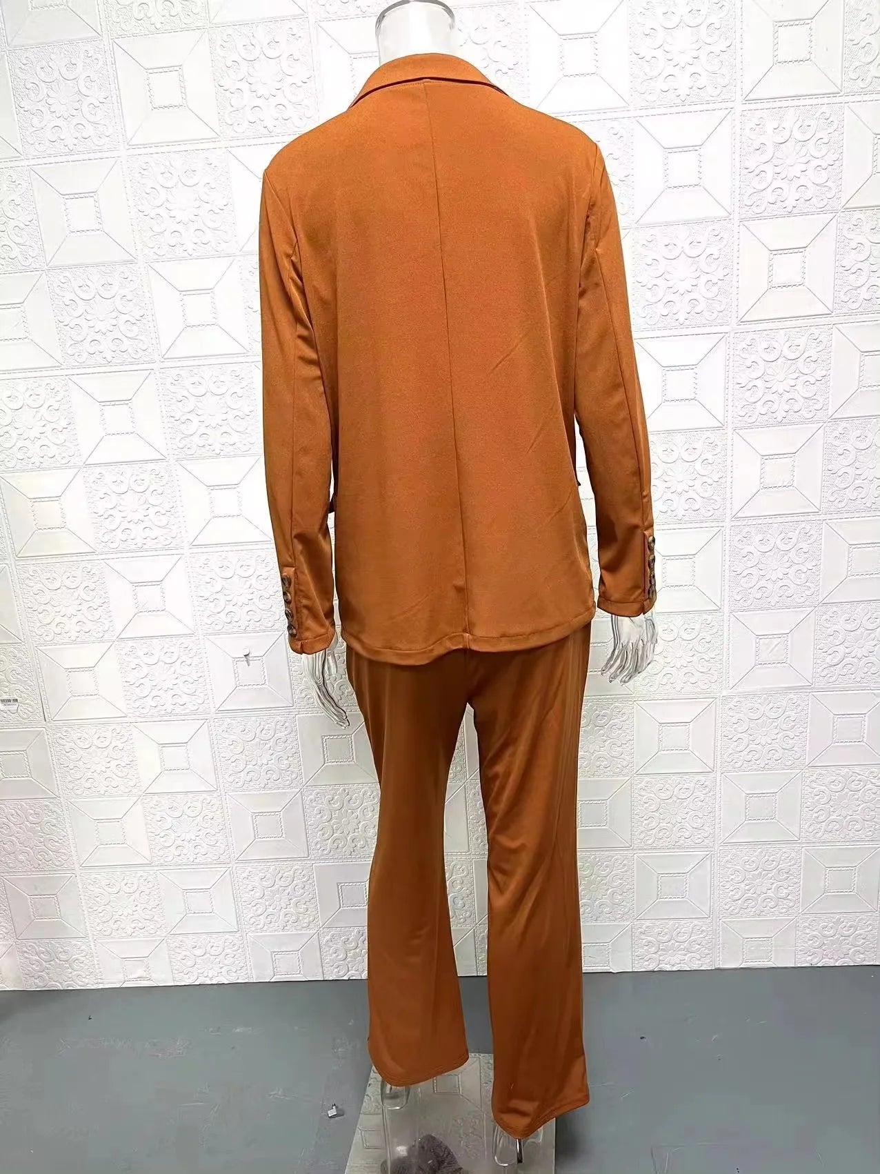 Chic Oversized Blazer & Wide-Leg Trouser Set