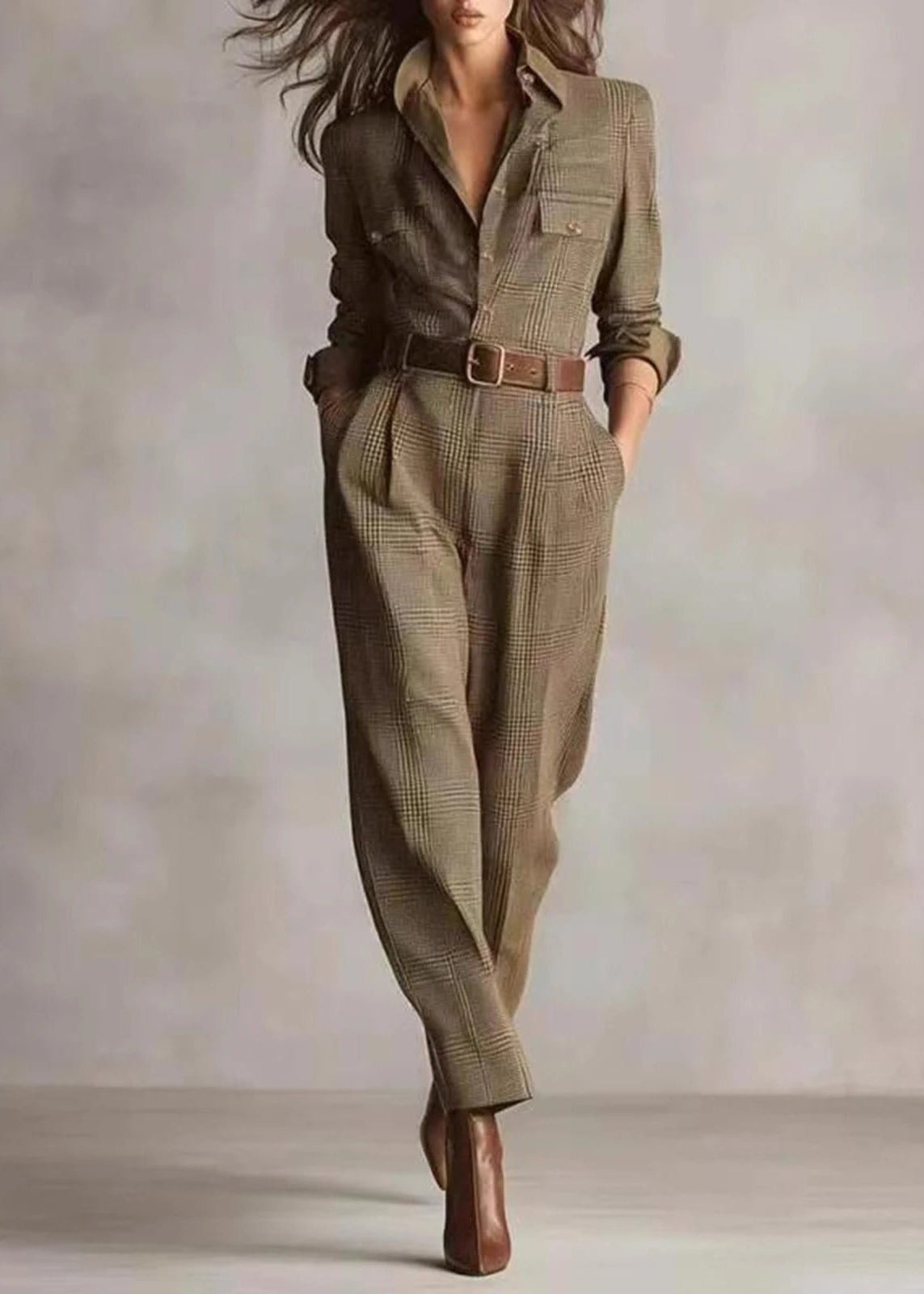 Heritage Plaid Jumpsuit