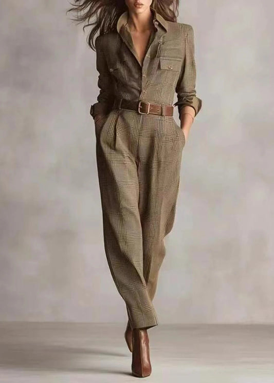 Heritage Plaid Jumpsuit