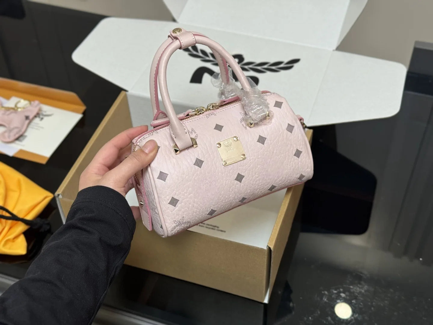 Vintage Monogram Mini Boston Bag