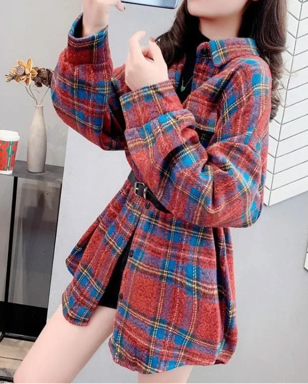 Oversized Flannel Plaid Shacket