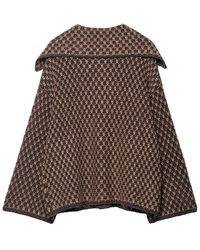 Textured Knit Oversized Blazer